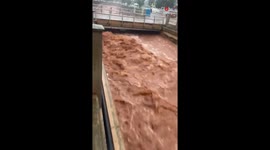 Stunning video captures impact of heavy rains from DANA storm on Ferreries stream