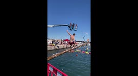 Competitors Attempt to Capture the Flag