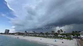 Approaching Thunderstorms in Dania Beach