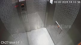 Boys trapped in lift for nine hours after jamming door with shoe