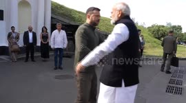 Indian PM Modi meets Ukrainian President Zelenskyy in Kyiv
