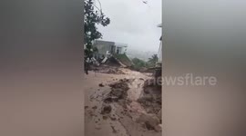 Landslide kills at least five people stuck in building in Phuket, Thailand