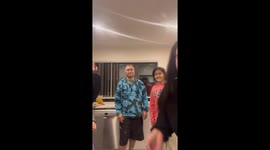 Laugh out loud: Dad falls for the 'Just Give Me My Money' trend