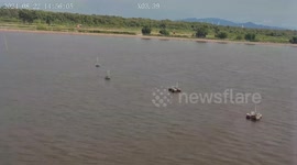 CCTV shows plane nosediving into forest killing all nine onboard in Thailand
