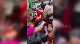 Assam Rifles’ brave riflewomen rescue stranded residents amidst floods in northeastern India
