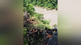 Fourteen dead when bus crashes into river in Pokhara ,Nepal