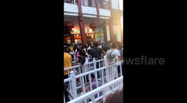 Chinese tourists left stranded on mountaintop after cable car malfunction due to high temperatures