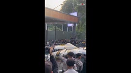 Jakarta, Indonesia: Protest against Regional Election Law revision escalates into chaos