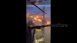 Cutting Fire Lane on House Draw Fire in Northern Wyoming