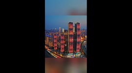 Enjoy stunning aerial night view of Chongqing, China