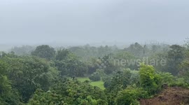 Hawaii Hurricane View from Southeast