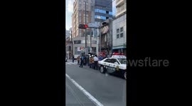 Japan: Ramen Restaurant Sign Falls In Aoyama, Tokyo
