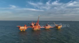 Mega gas field project in China's Bohai Sea produces 1 bln cubic meters of natural gas