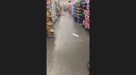 Person slips on unmarked wet floor in Independence, Missouri store