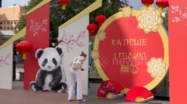 Russia-born panda Katyusha celebrates first birthday at Moscow Zoo