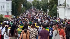 Thousands of people pack the streets as this year’s Notting Hill Carnival kicks off