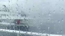 China Coast Guard sprays water cannon on Filipino ship