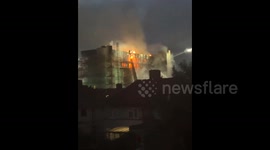 Fire in East London forces over 100 to evacuate, two hospitalized