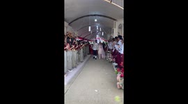 Wet wedding! Couple get married in floods in Thailand