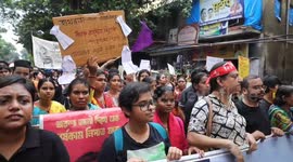 Kolkata Citizens Protest Against Rape and Murder of PGT Doctor, West Bengal, India - 25 Aug 2024