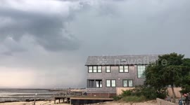 Thunderstorms Over Cape Cod Bay