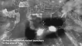 Palestine: the IDF struck Hezbollah launchers in several areas in southern Lebanon to remove threats