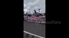 UK: The blockade of BAE Systems at Salmesbury Aerodrome Arms Factory