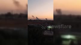 Syria: Israel Strikes Syrian Army Base Near Hama, Triggering Large Explosions and Fires