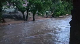 USA: Flash Floods Ravage Snow Canyon State Park, Captured in Dramatic Video