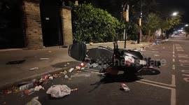 Worst place to put a Motorbike during Notting Hill