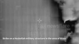 Lebanon: The IAF struck Hezbollah terror targets in more than 10 different areas in southern Lebanon