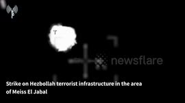 Lebanon: The IAF struck a Hezbollah military structure and terrorist infrastructure sites in the areas of Meiss El Jabal, Khiam, Hajir, and Bint Jbeil in southern Lebanon