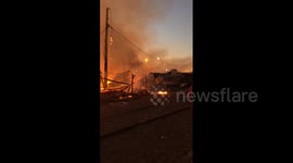 Paraguay: Fire Burns Dozens Of Homes In Asuncion 4