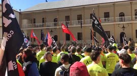Australia: Thousands Of Constructions Workers Protest Against CFMEU Takeover