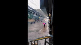 Flooding in Muntinlupa, Metro Manila, Philippines