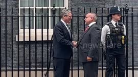 Keir Starmer welcomes Salman bin Hamad Al Khalifa to Downing Street
