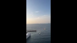 Out-of-control ferry collides with smaller boats in Italy's Sorrento