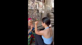 World's oldest tattooist Whang Od inks a tourist in the Philippines