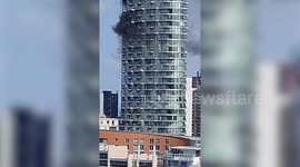 Second London tower block ravaged by blaze