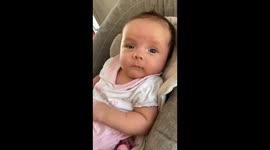 Baby Gives the Finger