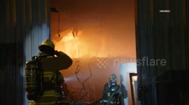 USA: Florence Graham Commercial Fire