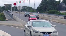 China-built bridge eases traffic, creates jobs for Abidjan