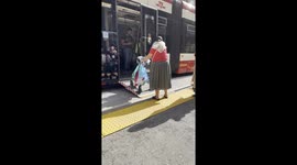 Woman Delays Streetcar by Refusing to Move