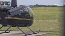 Different types of Helicopter at Booker Airfield in High Wycombe Buckinhamshire