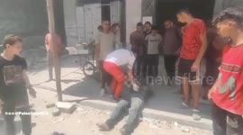Gaza: The Palestine Red Crescent Society’s teams retrieved the bodies of five individuals and 29 injured persons