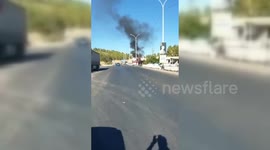 Syria: Allegations of Israeli drone strike on a vehicle on the Beirut-Damascus highway, on the Syrian side of the border