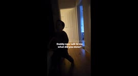 Aussie boy sends dad to room and gives him a stern talking to after basketball injury