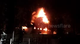 Major fire erupts at oil industry in southern India