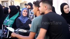Lebanon: Displaced Lebanese return to southern border to mourn Amal Movement member
