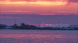 Stunning sunset in Kent as Brits predicted to enjoy a heatwave